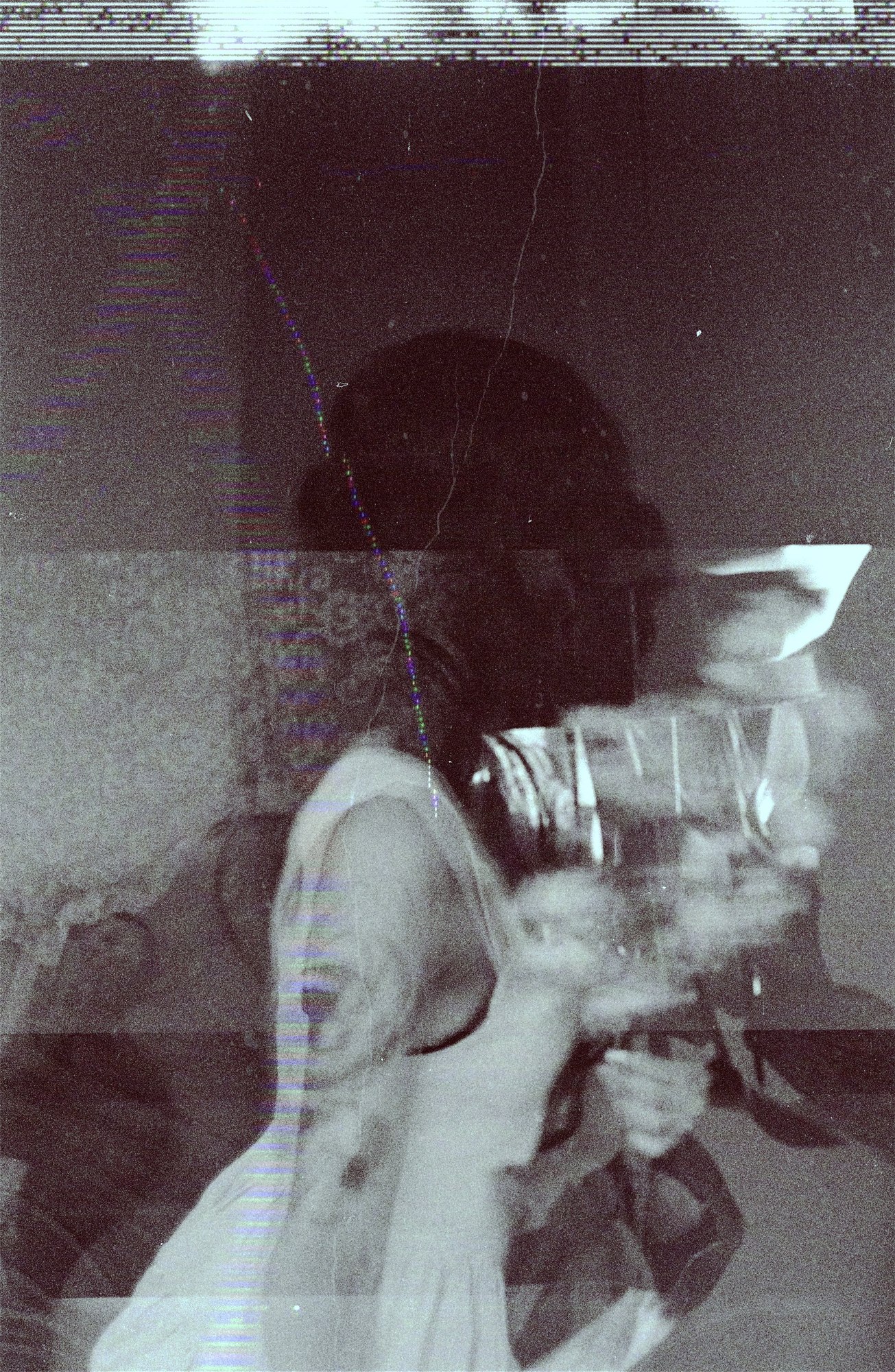 Human Error — Mayra Rae, 35mm film photograph and digital overlays, 2022