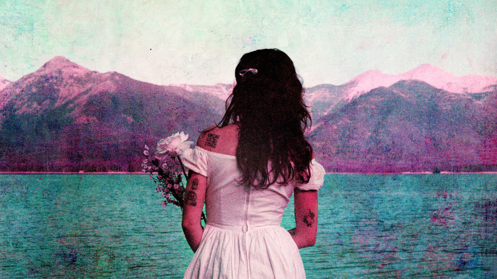 I Would Wait a Million Years — Mayra Rae, 35mm film photograph on Lomography Purple and digital overlays, 2023
